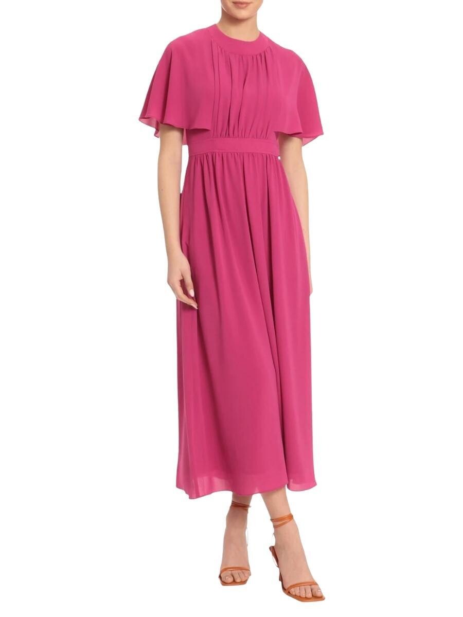Maxi vestido con manga campana.