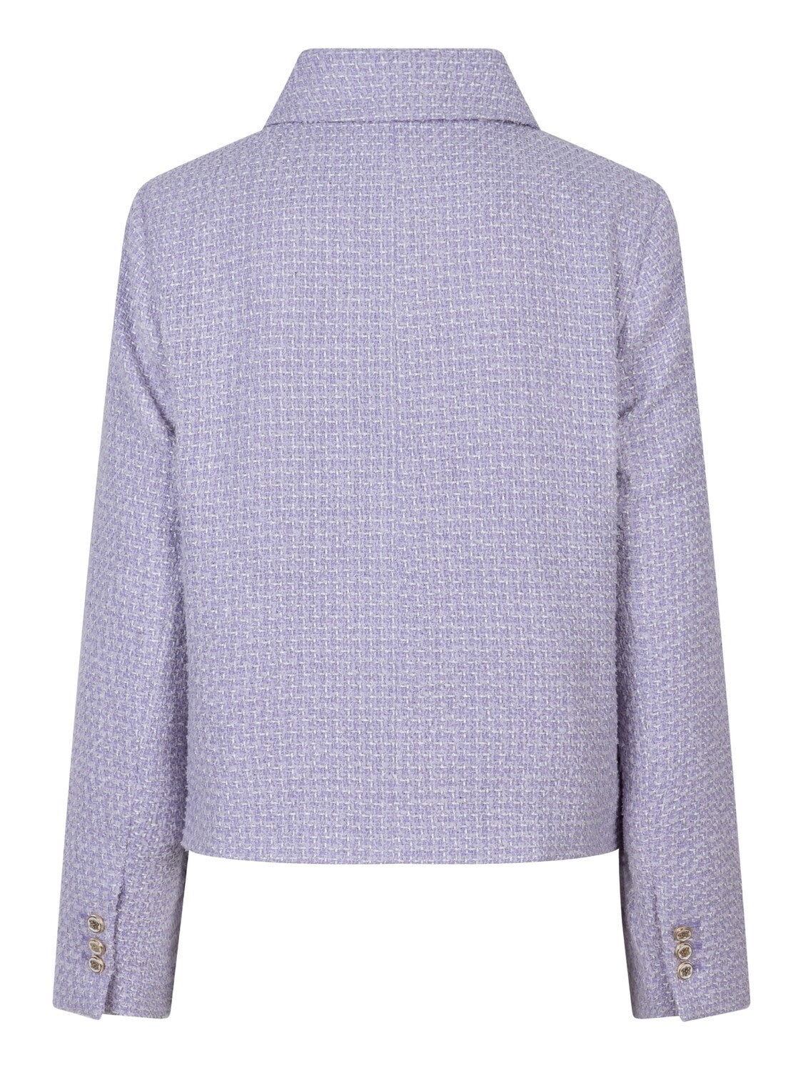 Chaqueta corta de tweed.