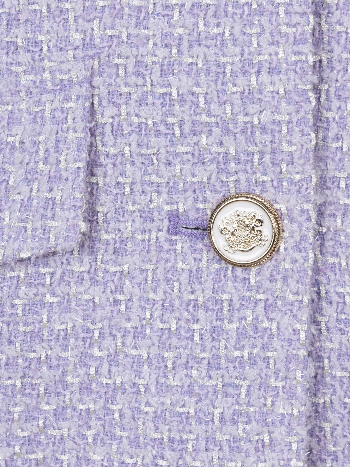 Chaqueta corta de tweed.