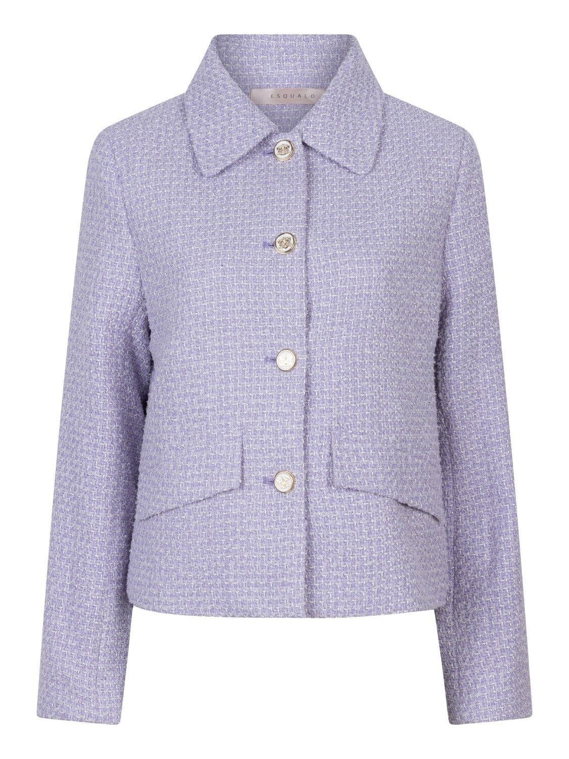 Chaqueta corta de tweed.