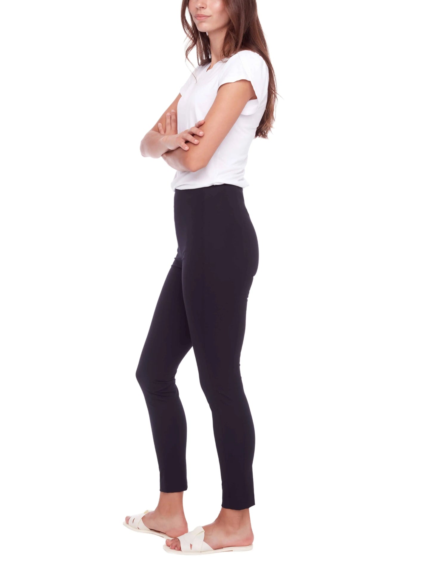 Pantalón slim de control abdominal - Escorpio Boutique