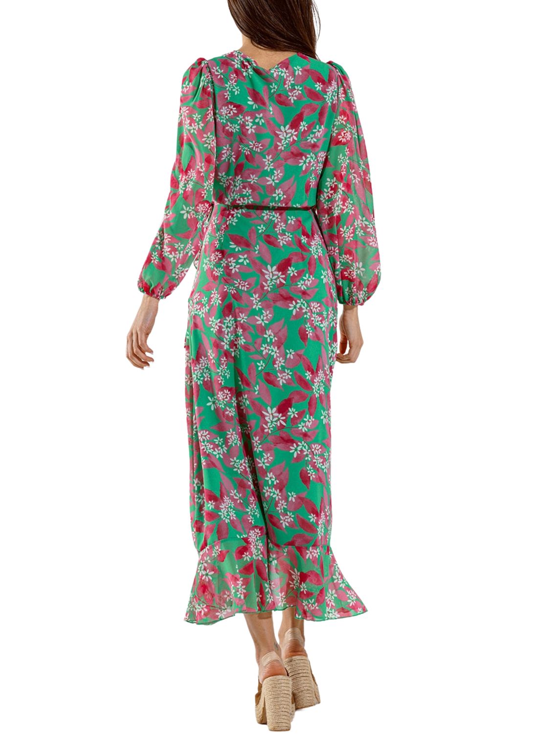 Vestido midi camisero de manga larga