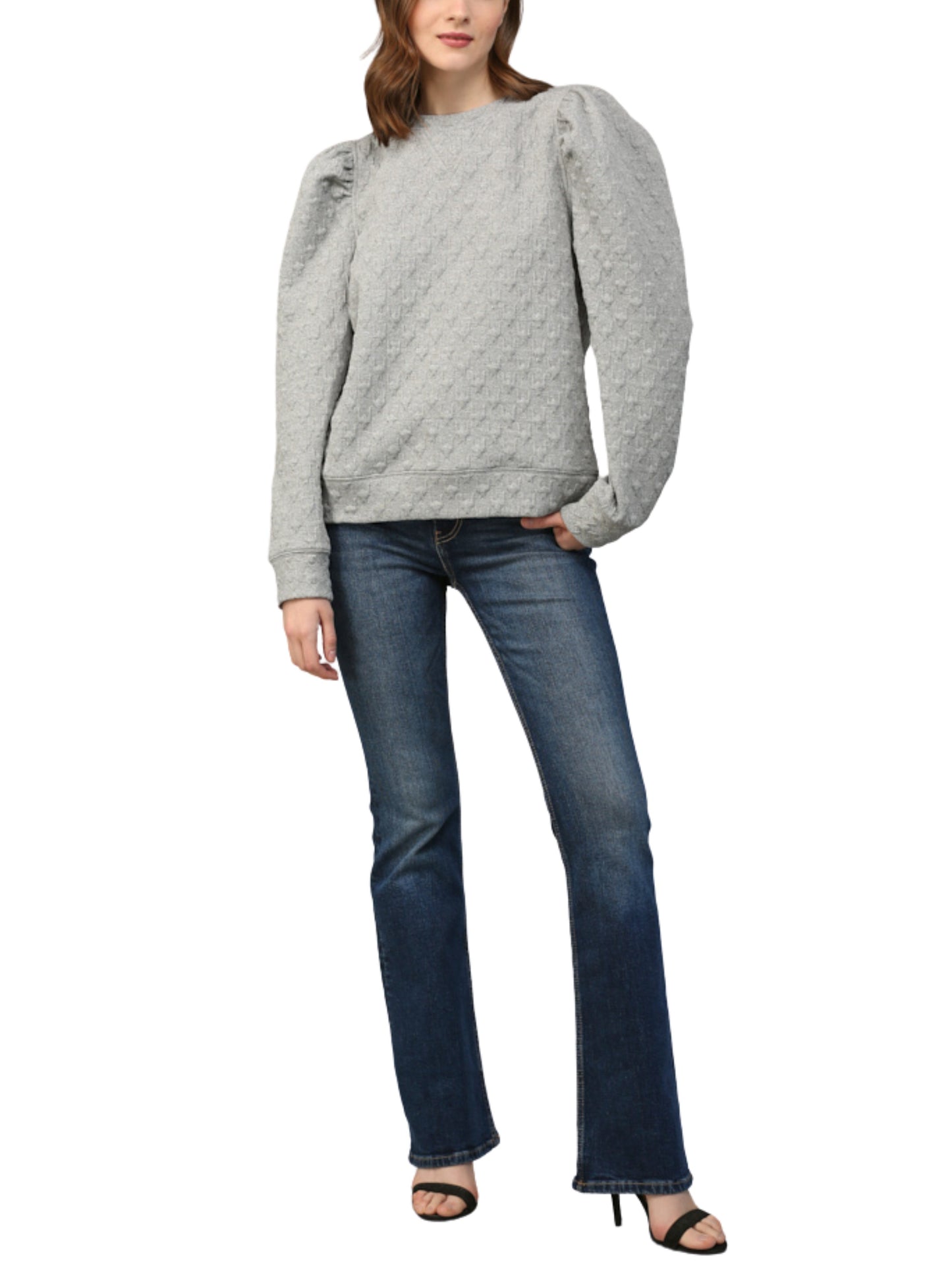Sudadera bordado pata de gallo