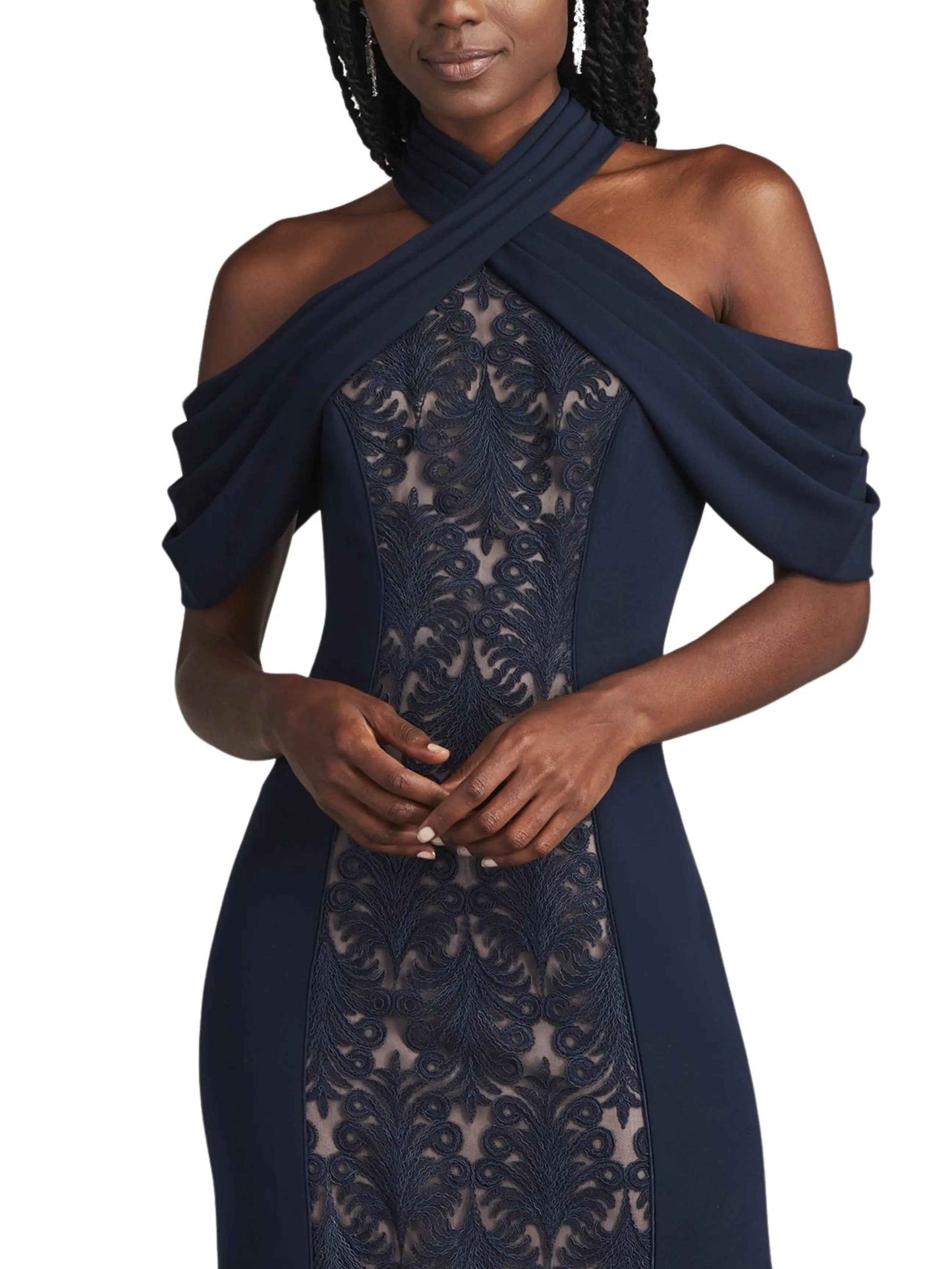 Vestido largo cuello halter - Escorpio Boutique