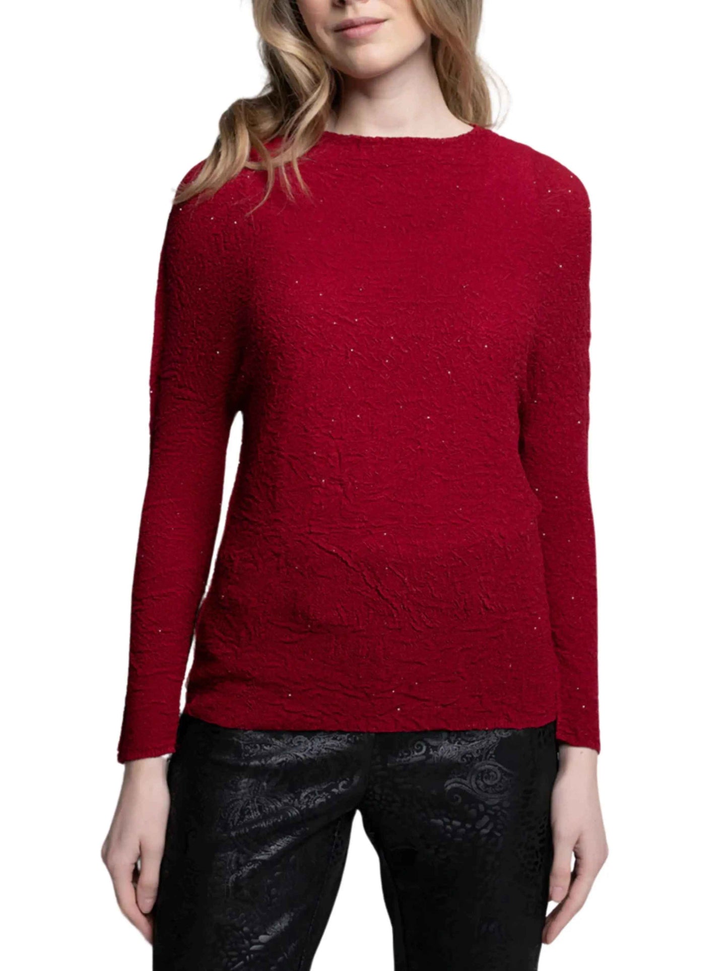 Blusa con gliter efecto arrugado. - Escorpio Boutique