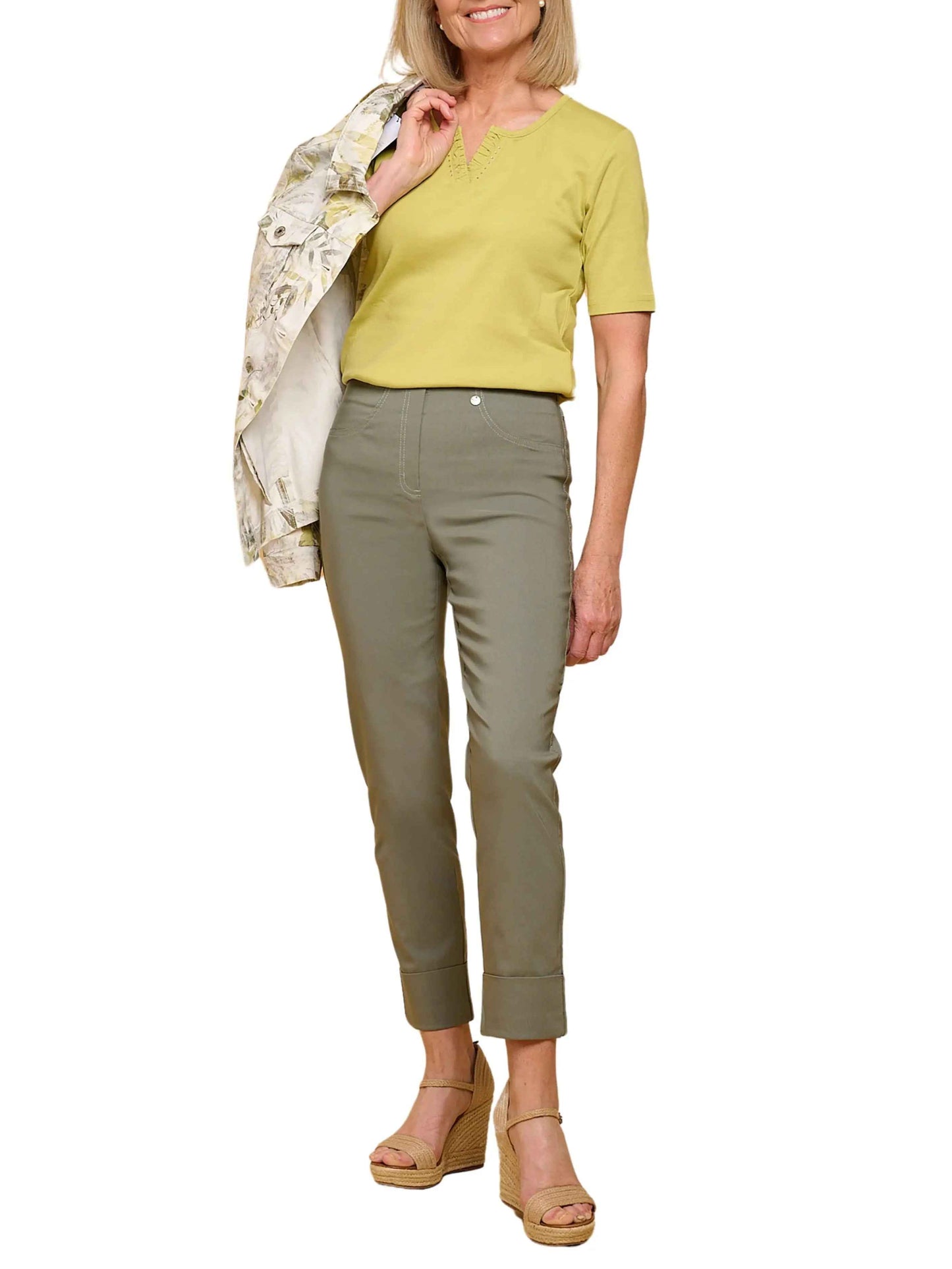 Pantalón de bengalina con valenciana - Escorpio Boutique