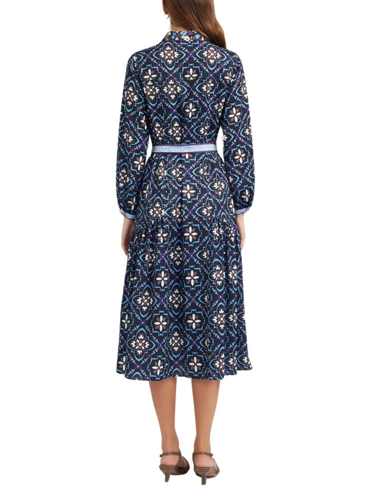 Vestido midi de manga larga - Escorpio Boutique