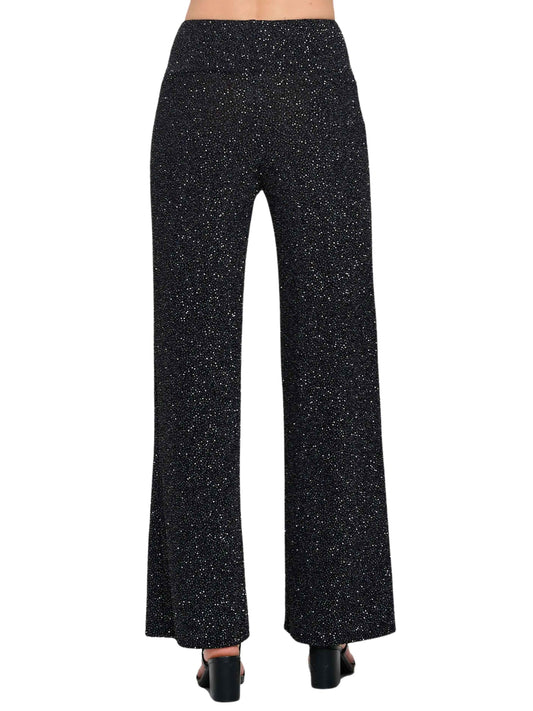 Pantalón de gliter con pierna amplia - Escorpio Boutique