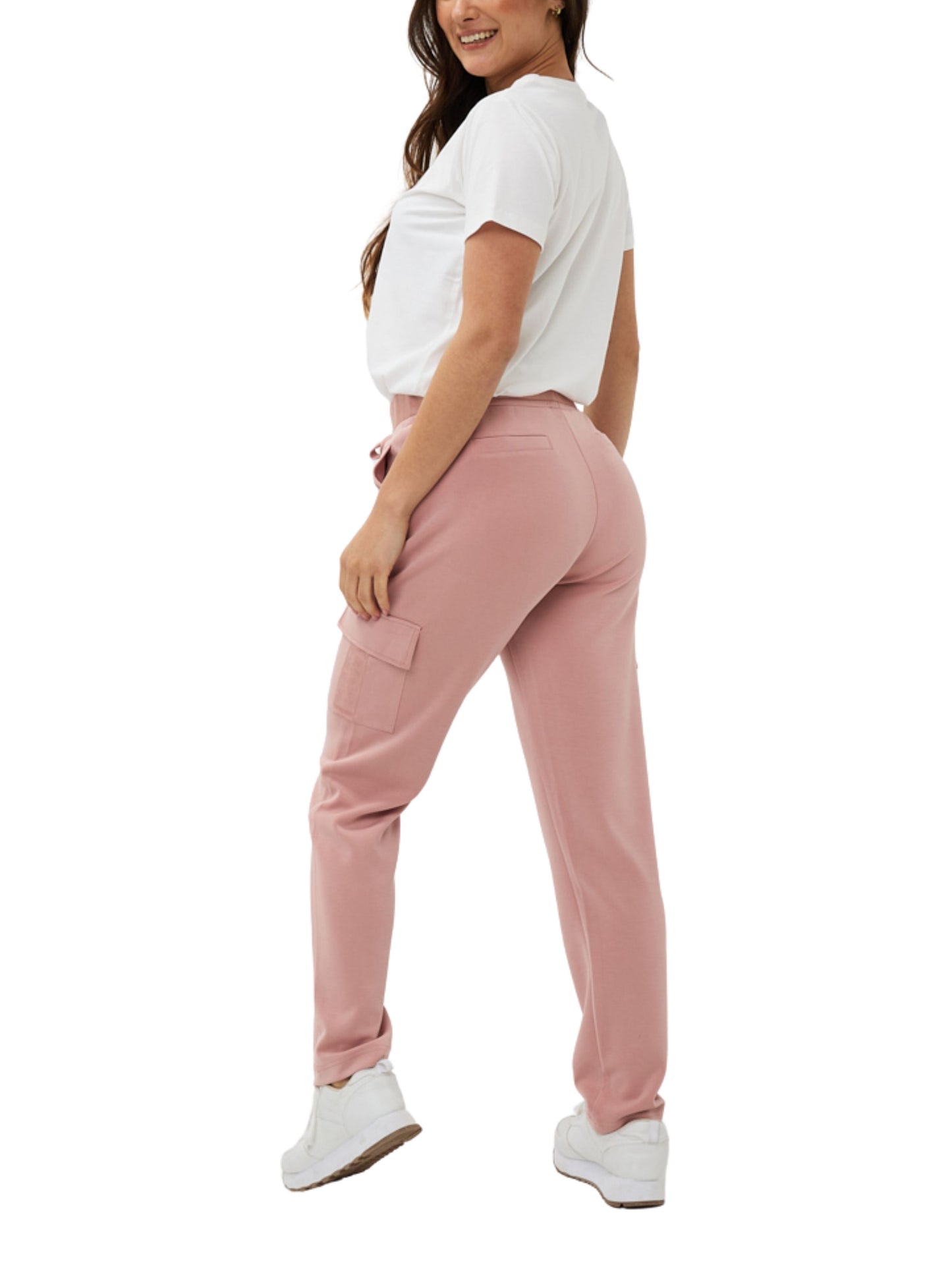 Pantalón tipo cargo en modal