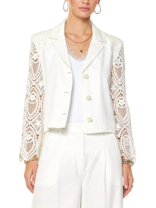 Set Tipo Lino Con Crochet - Escorpio Boutique