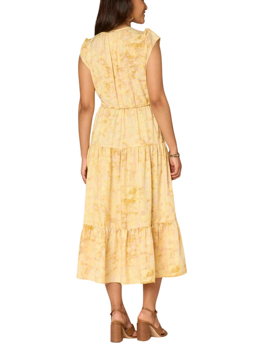 Vestido Midi manga corta - Escorpio Boutique