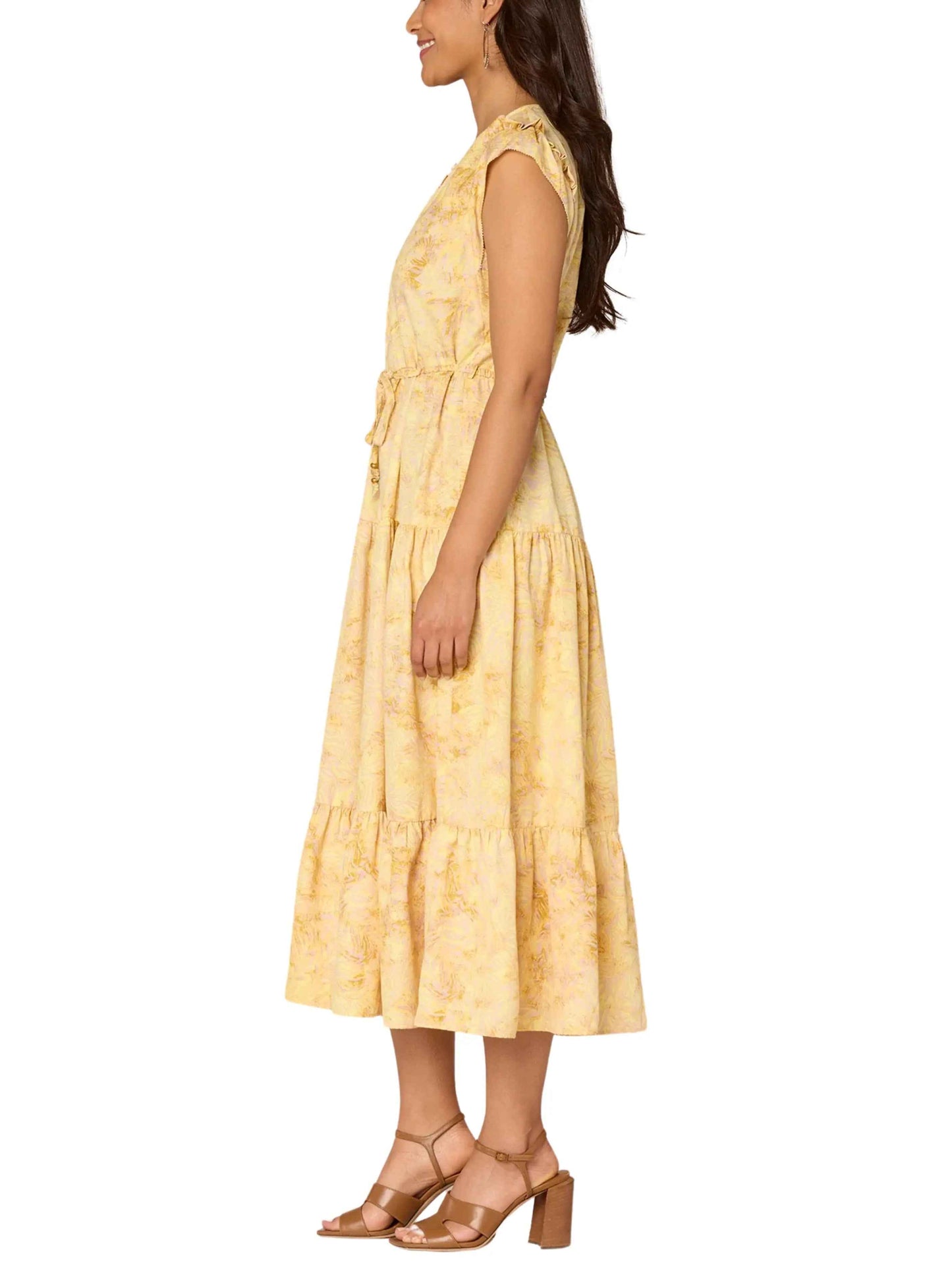 Vestido Midi manga corta - Escorpio Boutique