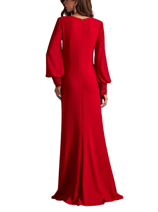 Vestido largo de manga larga - Escorpio Boutique