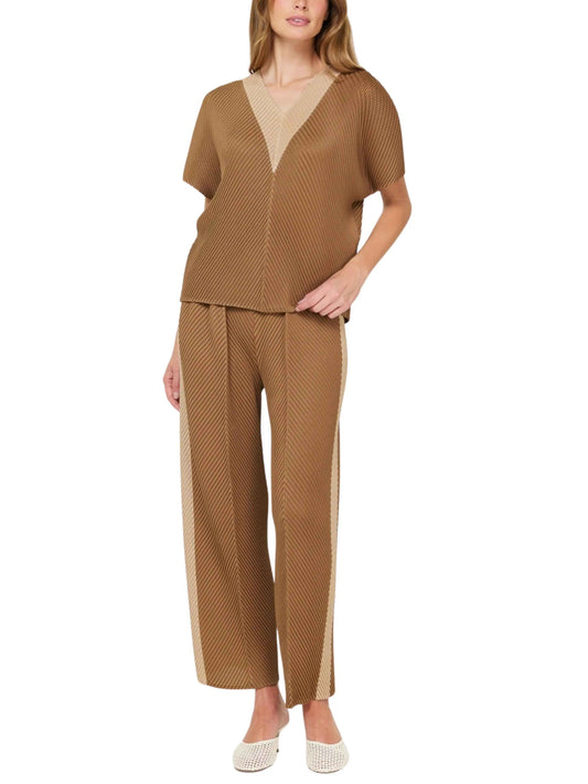 Conjunto Plisado de Manga Corta - Escorpio Boutique