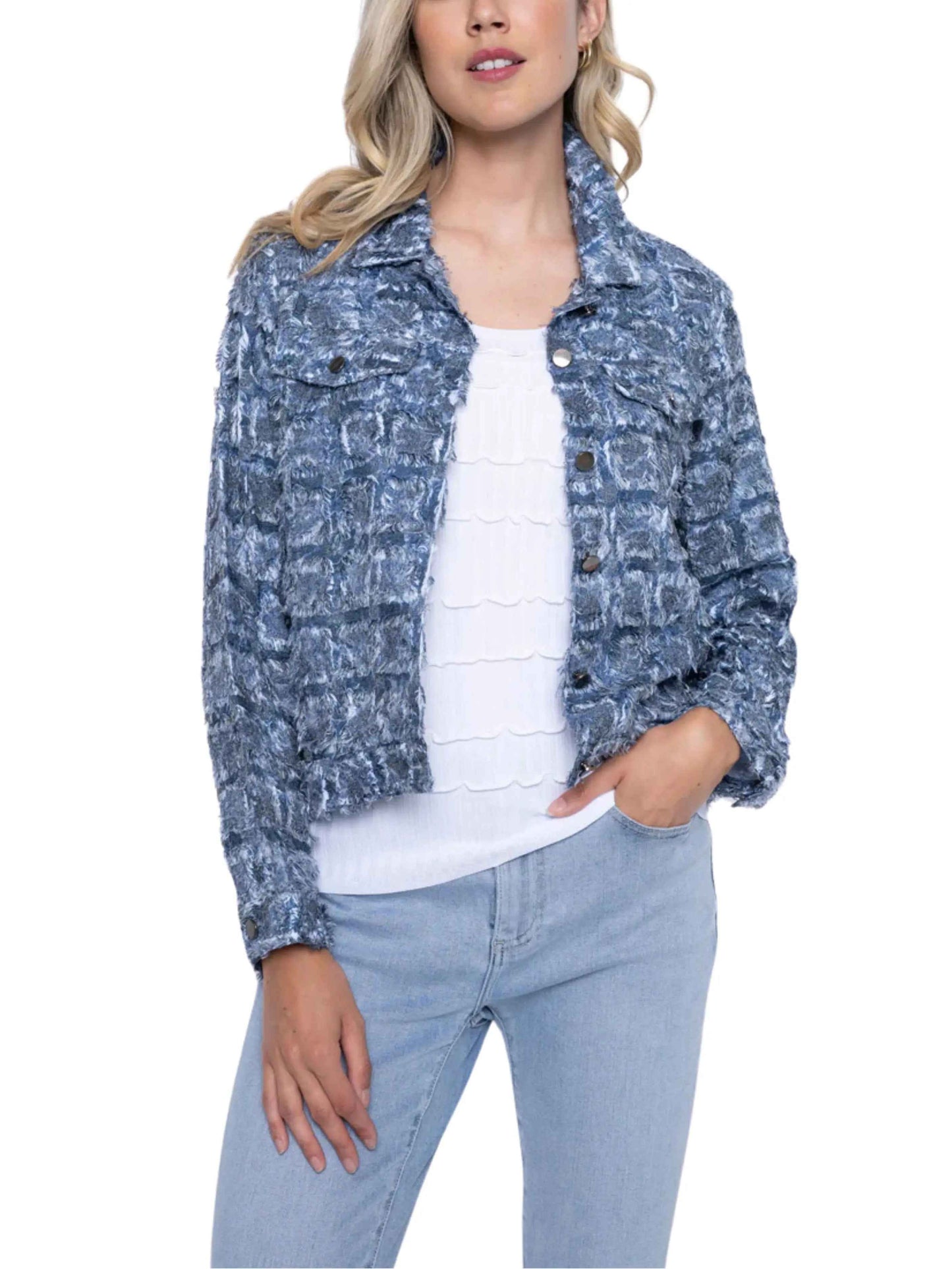 Chaqueta tipo denim - Escorpio Boutique
