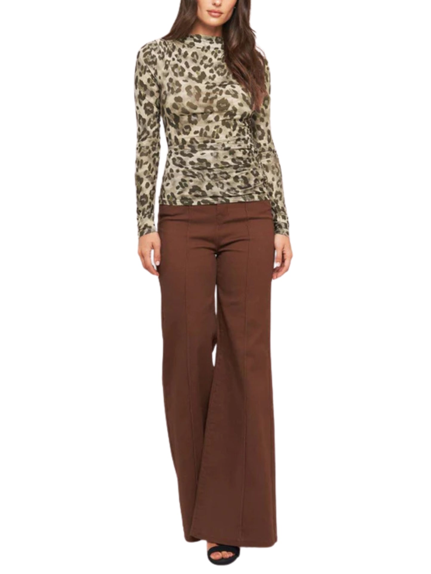 Blusa de Manga Largra en Animal Print - Escorpio Boutique