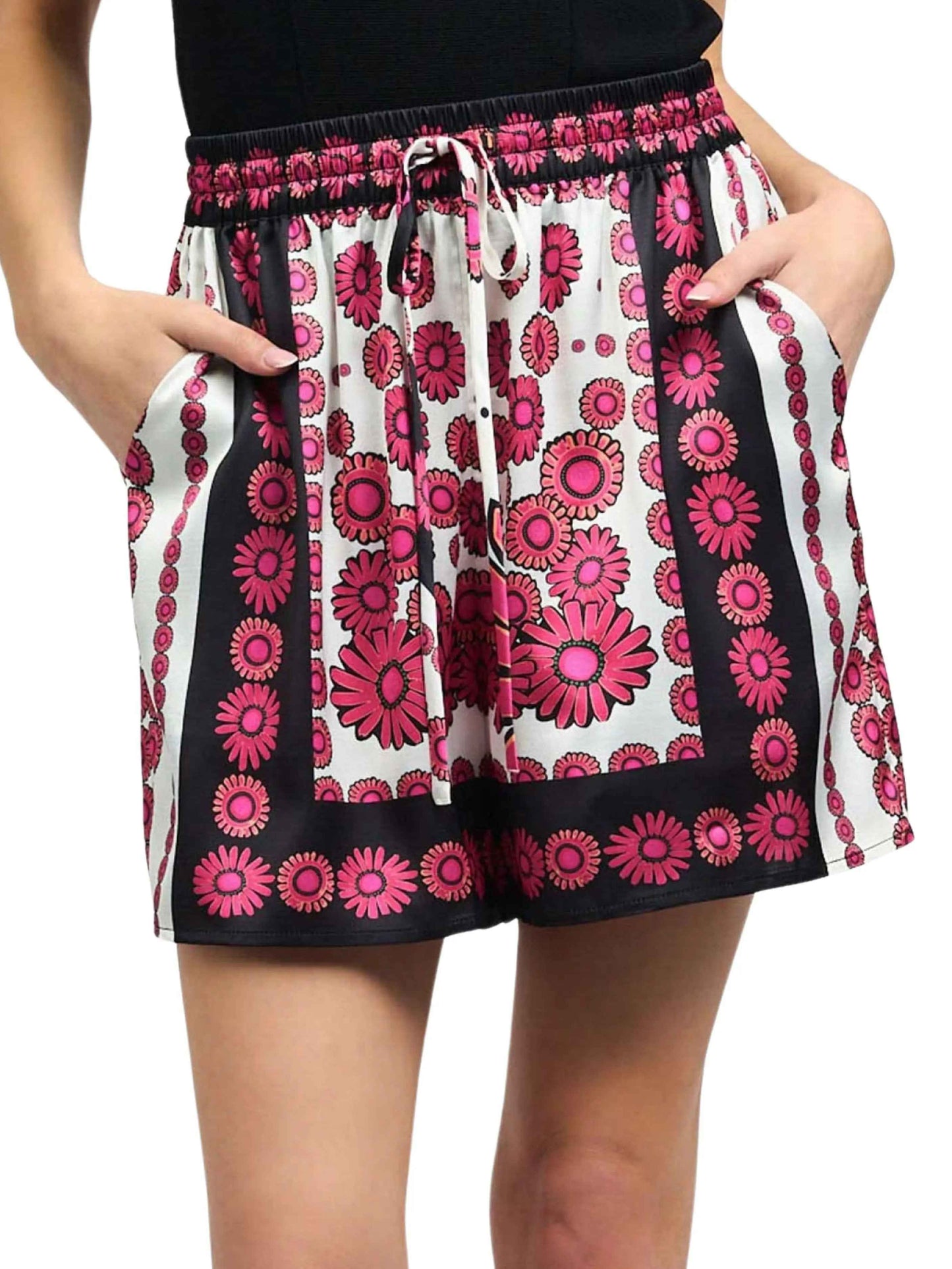 Conjunto de blusa y short satinado - Escorpio Boutique