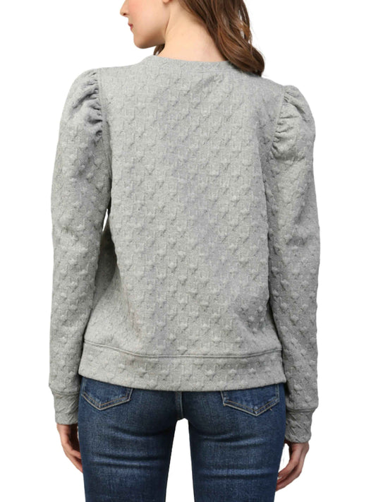 Sudadera bordado pata de gallo - Escorpio Boutique