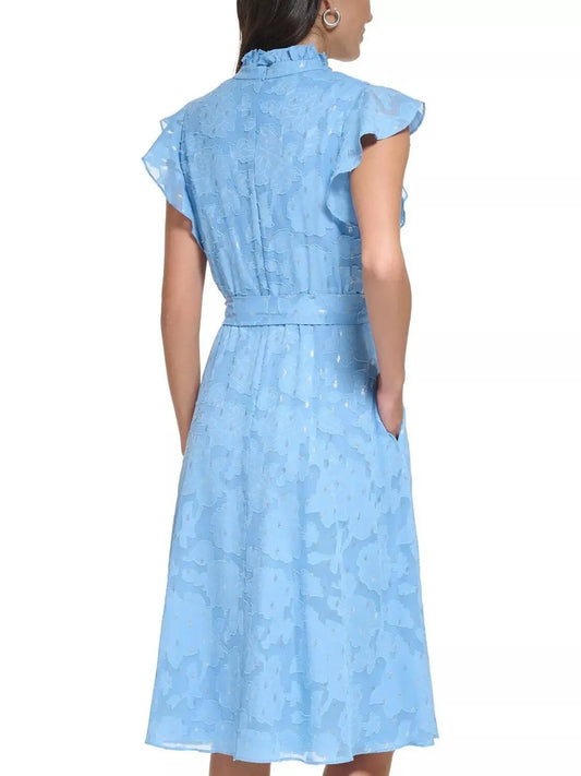 Vestido corto de manga corta con lunares metálicos - Escorpio Boutique