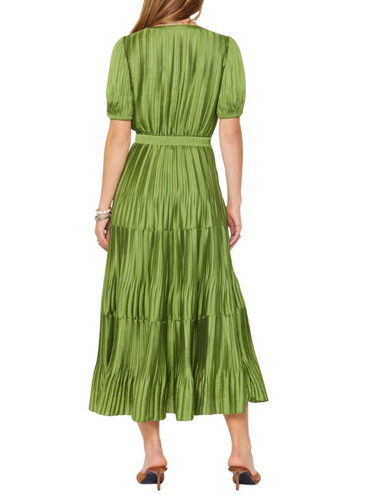 Vestido Midi Plisado