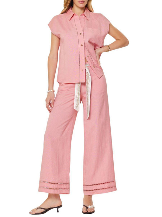 Set Blusa con Pantalón en Lino