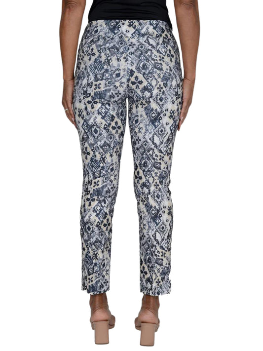 Pantalón recto de control abdominal
