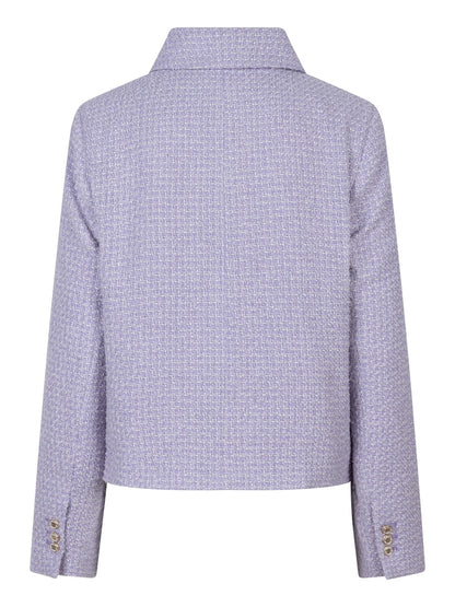 Chaqueta corta de tweed.