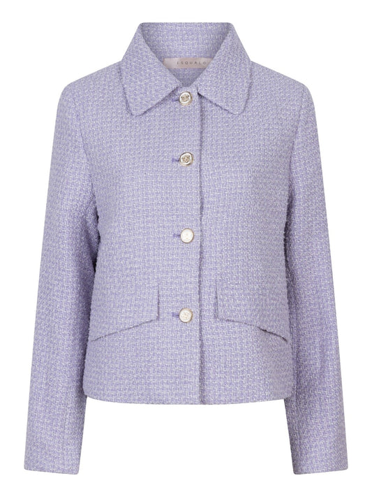 Chaqueta corta de tweed.