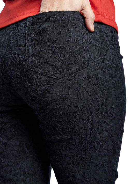 Pantalón recto de control abdominal