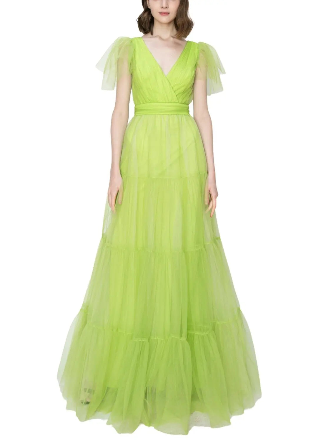 Vestido largo de tul. - Escorpio Boutique