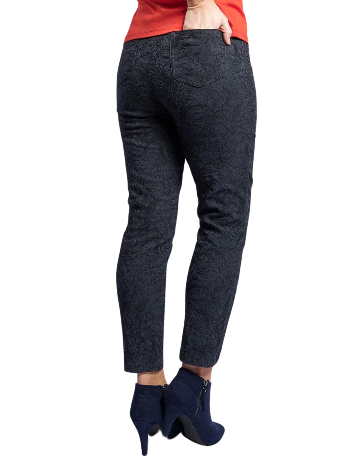 Pantalón recto de control abdominal