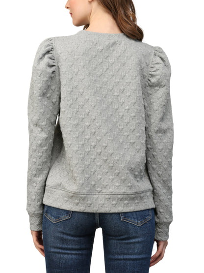 Sudadera bordado pata de gallo