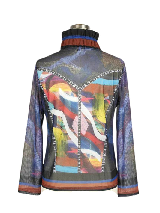 Conjunto en mesh multicolor