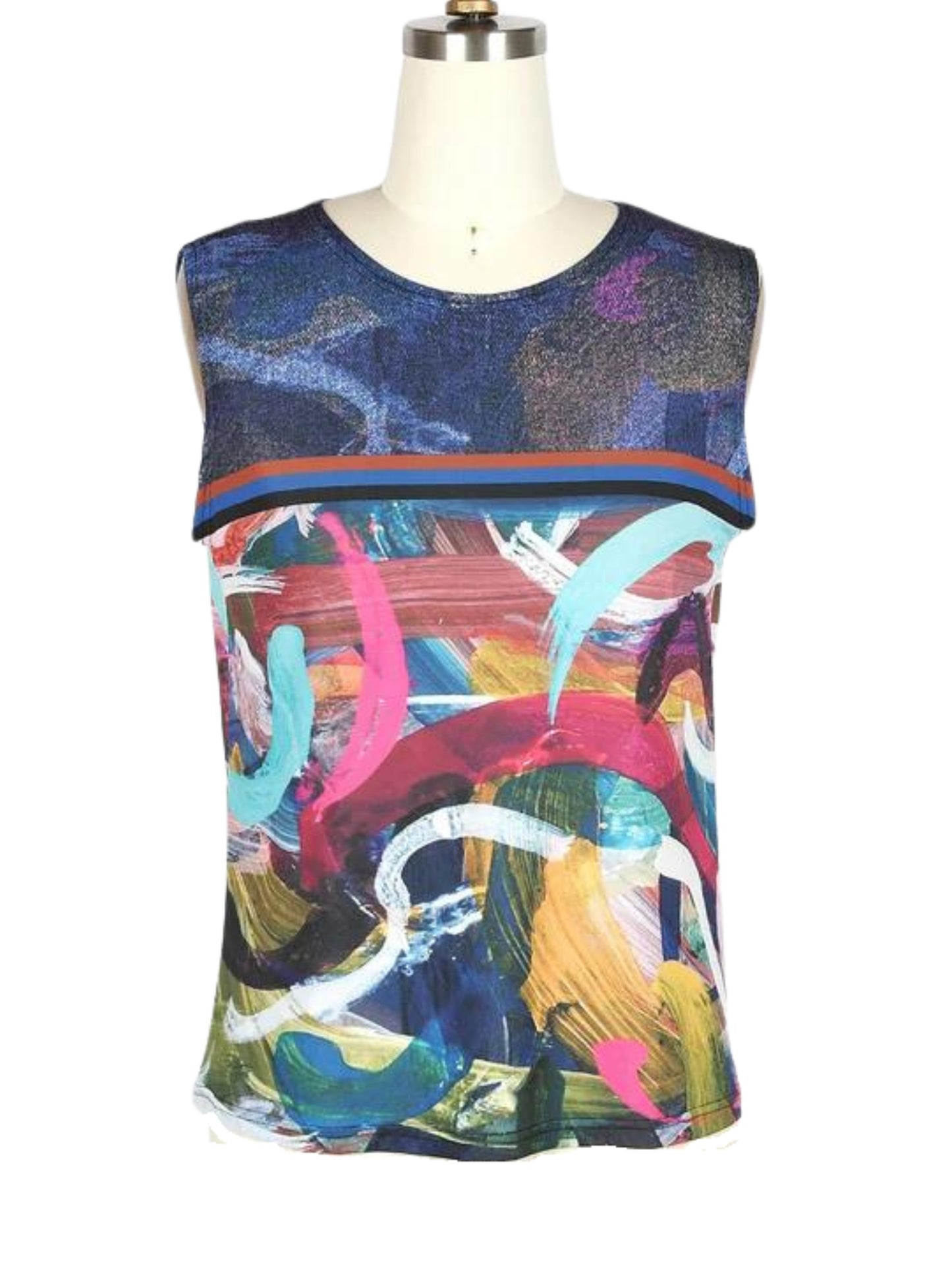 Conjunto en mesh multicolor
