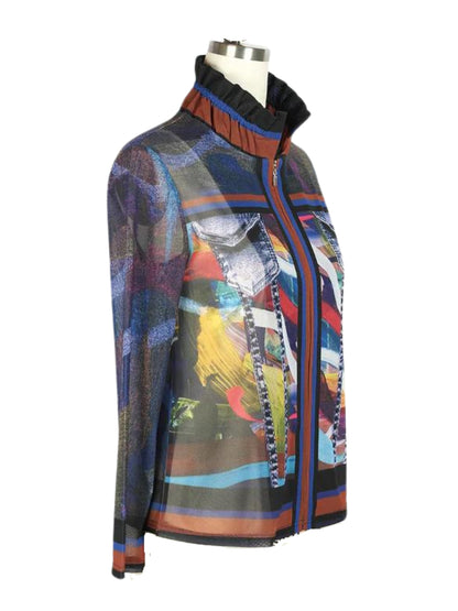 Conjunto en mesh multicolor