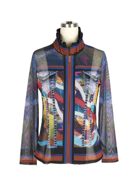 Conjunto en mesh multicolor