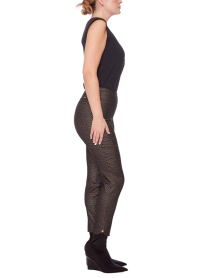 Pantalón de control abdominal metalizado