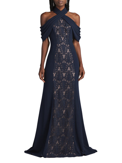 Vestido largo cuello halter