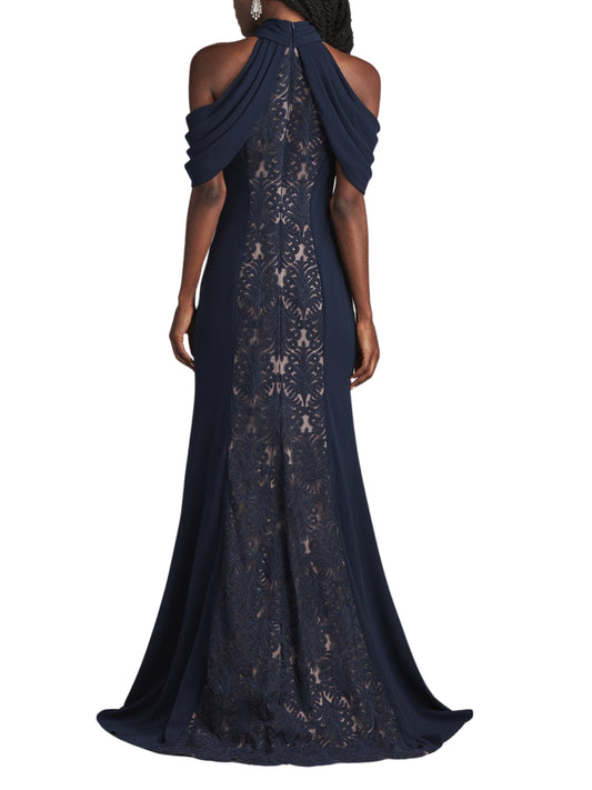 Vestido largo cuello halter