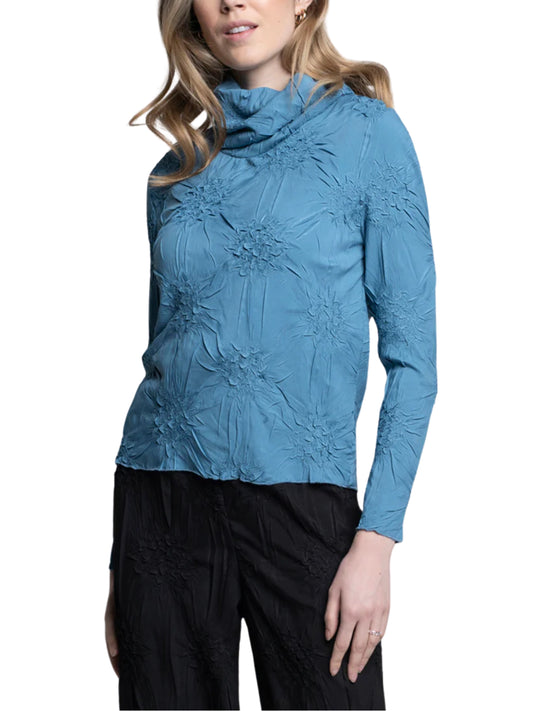 Blusa plisada