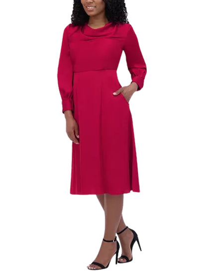 Vestido corto cuello holgado