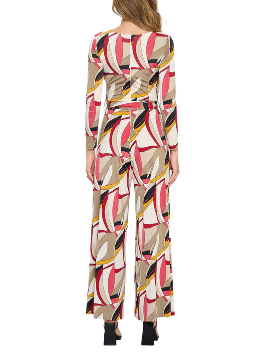 Jumpsuit en jersey de manga larga