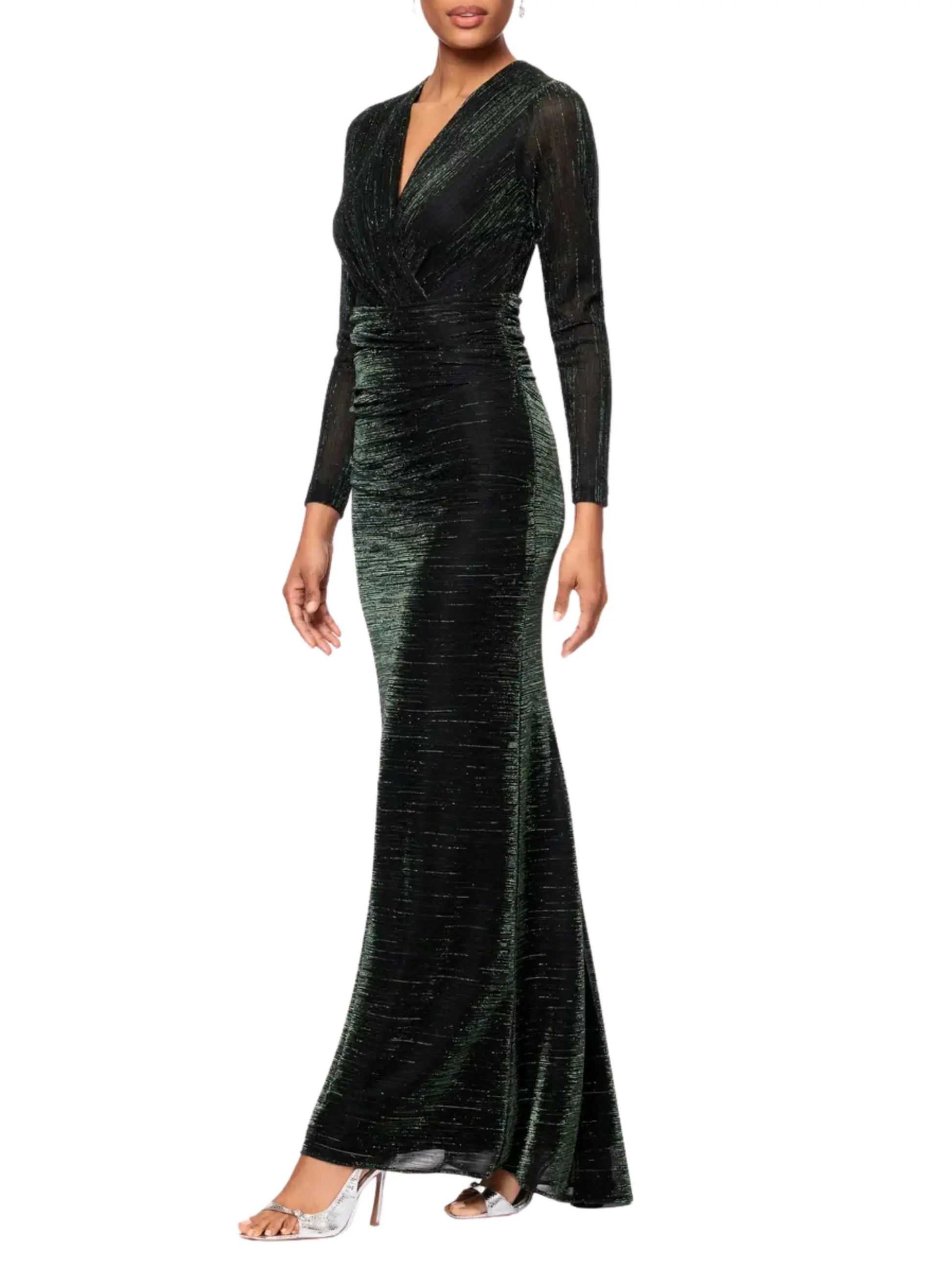 Vestido largo manga larga - Escorpio Boutique