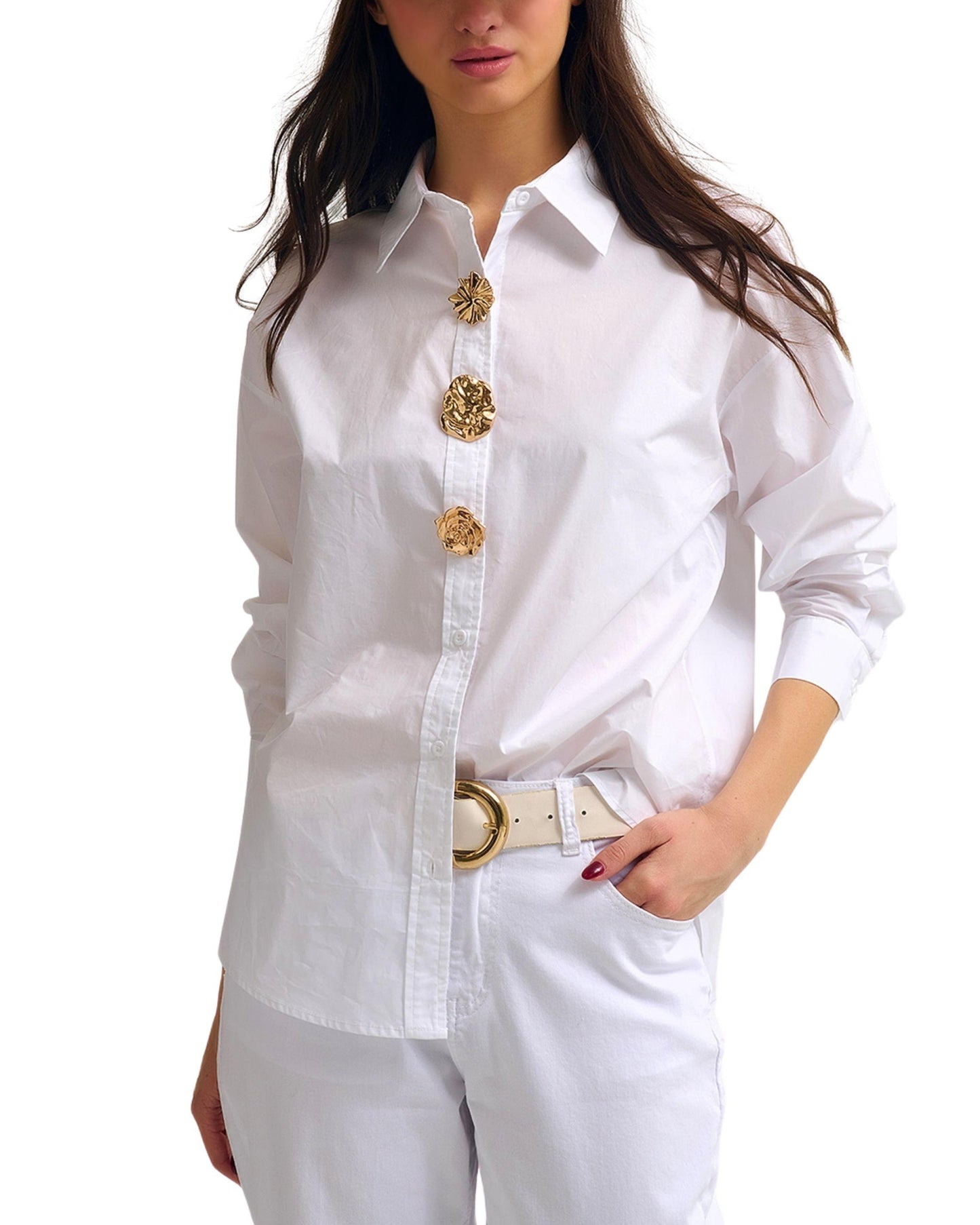 Blusa Algodon Oversize