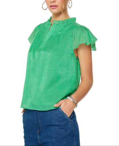 Blusa Verde Esmeralda Manga
