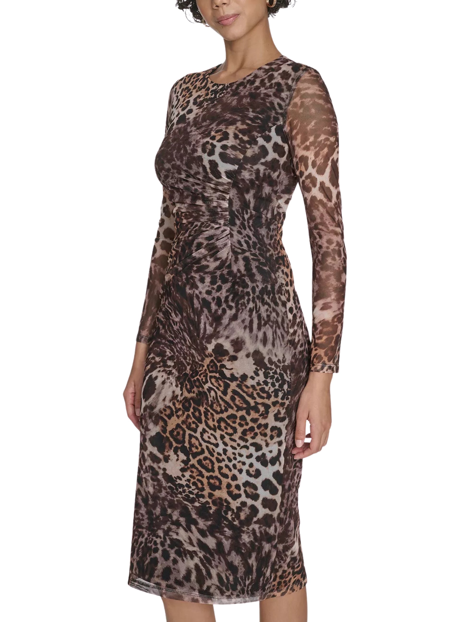 Escorpio Boutique - Vestido Midi Animal Print