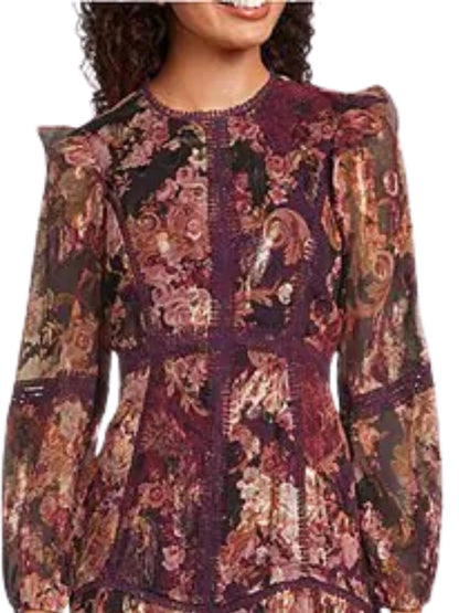 Vestido Corto Metalico