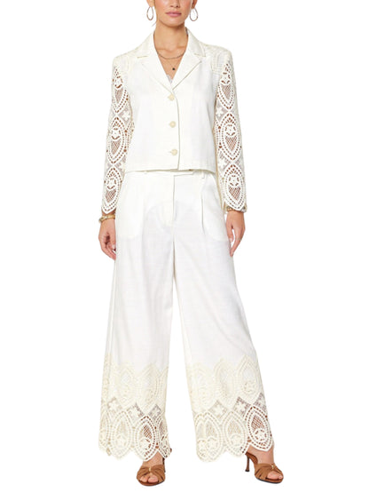 Set Tipo Lino Con Crochet - Escorpio Boutique
