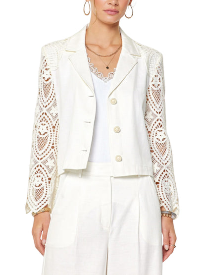 Set Tipo Lino Con Crochet - Escorpio Boutique
