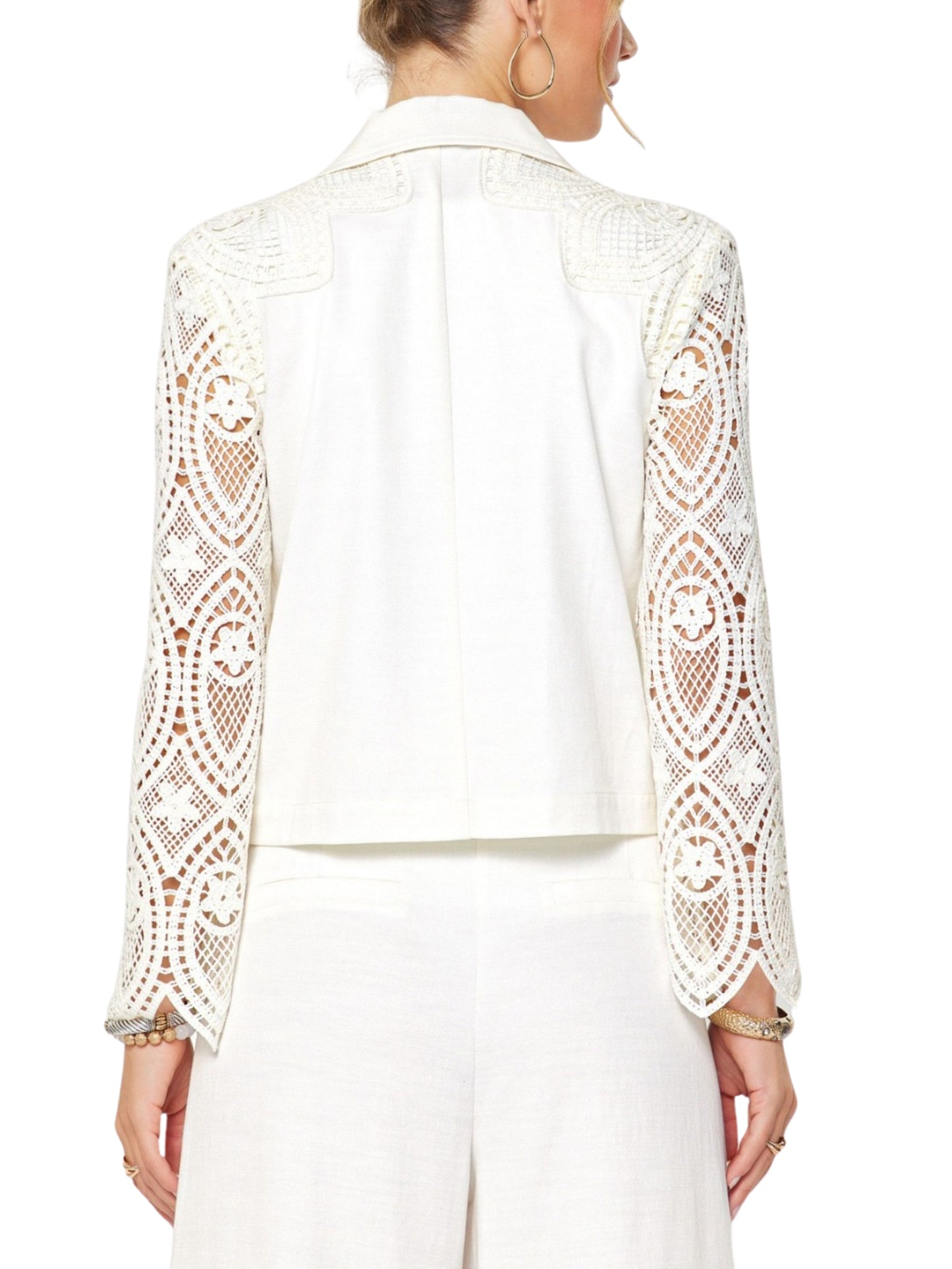 Set Tipo Lino Con Crochet - Escorpio Boutique